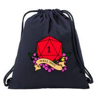 DND Well Shit Dice Game Drawstring Bag