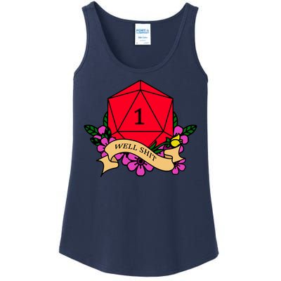 DND Well Shit Dice Game Ladies Essential Tank