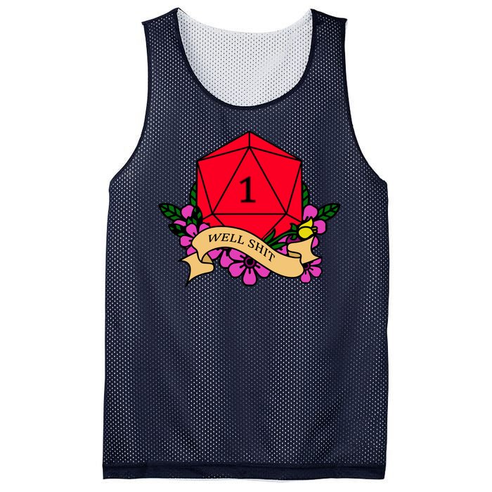 DND Well Shit Dice Game Mesh Reversible Basketball Jersey Tank