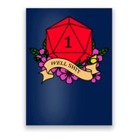 DND Well Shit Dice Game Poster