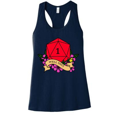DND Well Shit Dice Game Womens Tank Top
