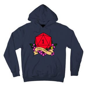 DND Well Shit Dice Game Tall Hoodie