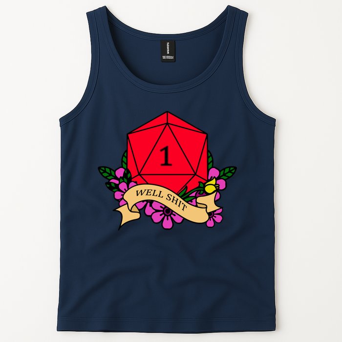 DND Well Shit Dice Game Tank Top
