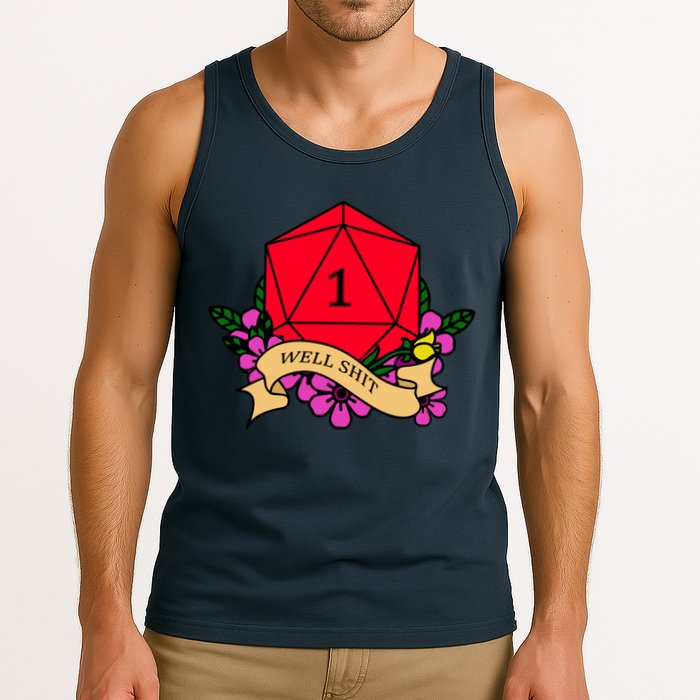 DND Well Shit Dice Game Tank Top
