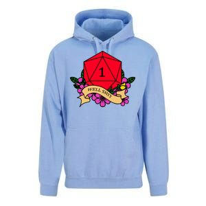 DND Well Shit Dice Game Unisex Surf Hoodie