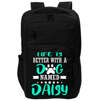 Dog Named Daisy Cute Funny Dog Owner Mom Dad Christmas Gift Impact Tech Backpack