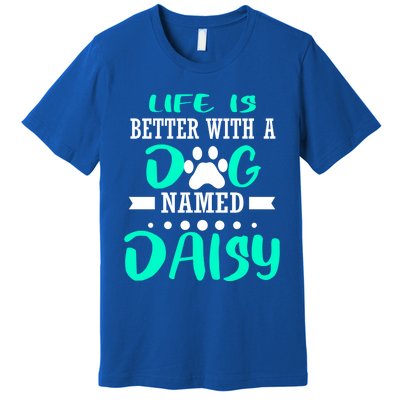 Dog Named Daisy Cute Funny Dog Owner Mom Dad Christmas Gift Premium T-Shirt