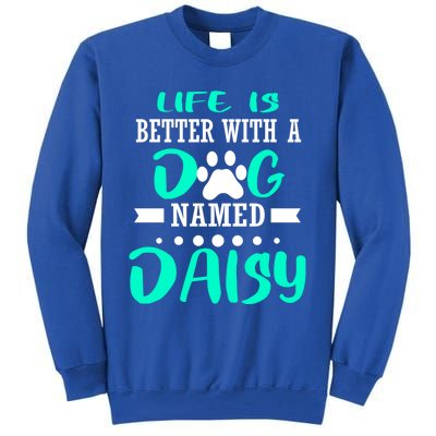 Dog Named Daisy Cute Funny Dog Owner Mom Dad Christmas Gift Tall Sweatshirt