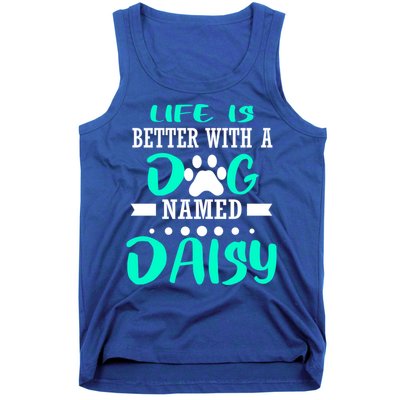 Dog Named Daisy Cute Funny Dog Owner Mom Dad Christmas Gift Tank Top