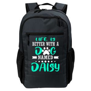 Dog Named Daisy Cute Funny Dog Owner Mom Dad Christmas Gift Daily Commute Backpack