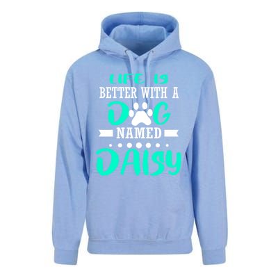 Dog Named Daisy Cute Funny Dog Owner Mom Dad Christmas Gift Unisex Surf Hoodie