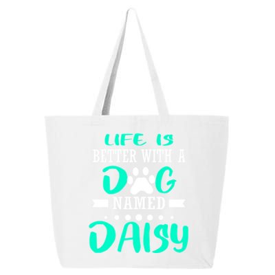 Dog Named Daisy Cute Funny Dog Owner Mom Dad Christmas Gift 25L Jumbo Tote