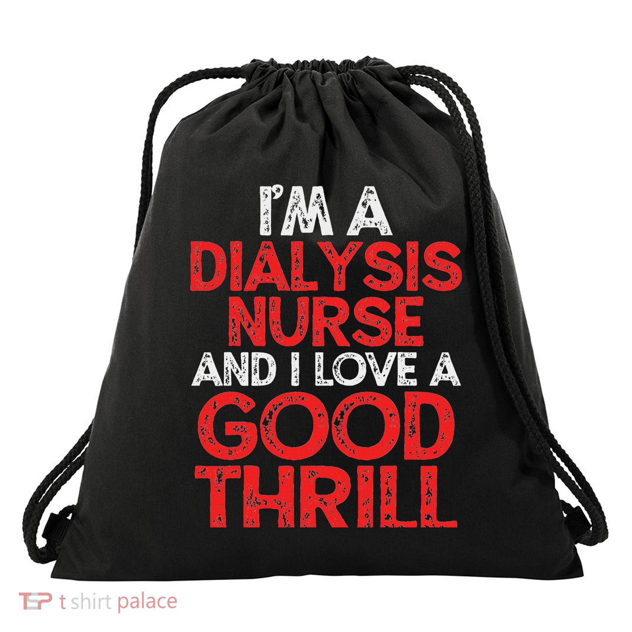 Dialysis Nurse Drawstring Bag