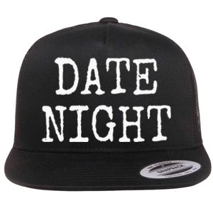 Date Night Flat Bill Trucker Hat