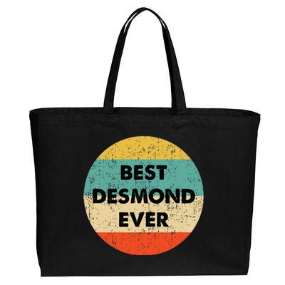 Desmond Name Cotton Canvas Jumbo Tote