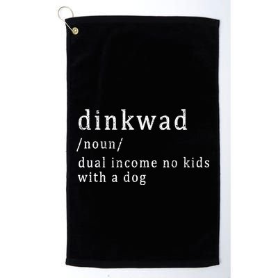 Dinkwad Noun Dual Income No With A Dog Golf Towel