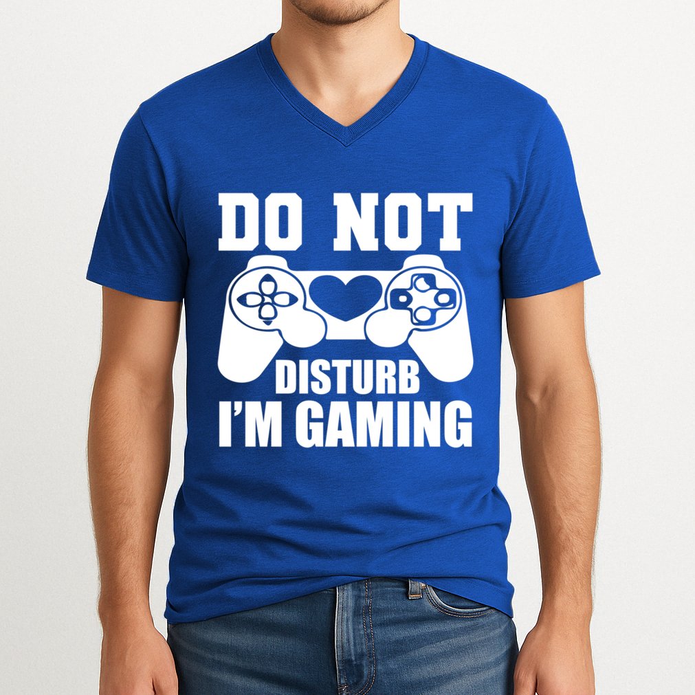 Do Not Disturb IM Gaming Late Night Gamer Game Mode Gear Gift V-Neck T-Shirt