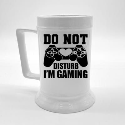 Do Not Disturb IM Gaming Late Night Gamer Game Mode Gear Gift Beer Stein