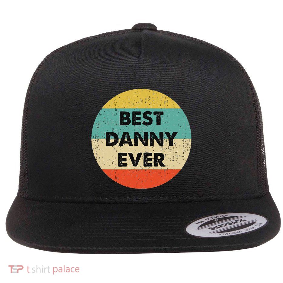 Danny Name Flat Bill Trucker Hat