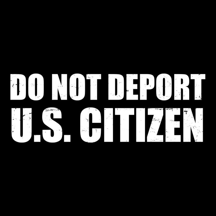 Do Not Deport Us Citizen Drawstring Bag