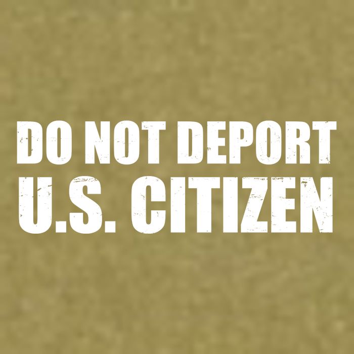 Do Not Deport Us Citizen Garment-Dyed Women's Muscle Tee
