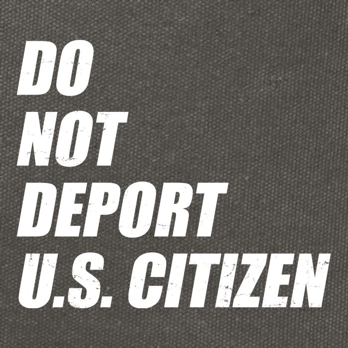 Do Not Deport Us Citizen Cotton Canvas Backpack