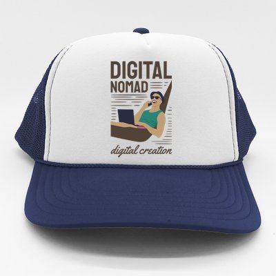 Digital Nomad Digital Creation Trucker Hat