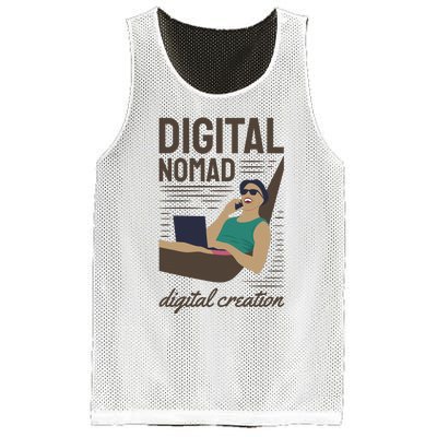 Digital Nomad Digital Creation Mesh Reversible Basketball Jersey Tank