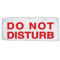 Do Not Disturb Large Microfiber Waffle Golf Towel