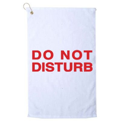 Do Not Disturb Platinum Collection Golf Towel