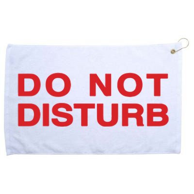 Do Not Disturb Grommeted Golf Towel