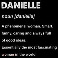 Danielle Name Full-Length Apron With Pockets