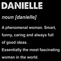 Danielle Name Drawstring Bag