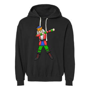 Dabbing Nutcracker Garment-Dyed Fleece Hoodie