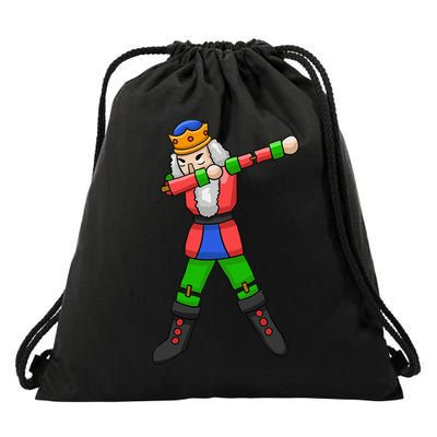 Dabbing Nutcracker Drawstring Bag