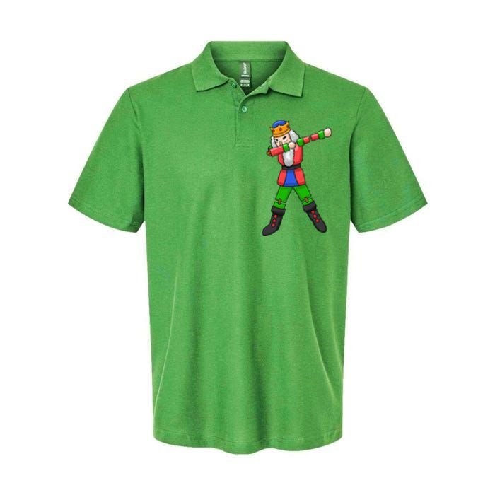 Dabbing Nutcracker Softstyle Adult Sport Polo