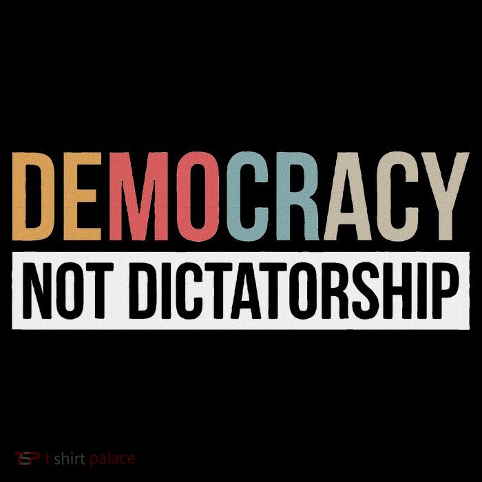 Democracy Not Dictatorship City Backpack