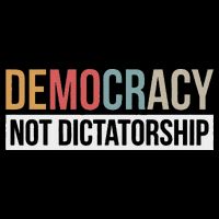 Democracy Not Dictatorship Visor