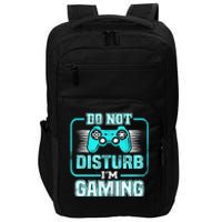 Do Not Disturb I'm Gaming Funny Gamer Video Games Boys Impact Tech Backpack