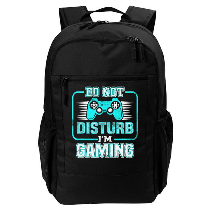 Do Not Disturb I'm Gaming Funny Gamer Video Games Boys Daily Commute Backpack