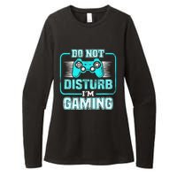 Do Not Disturb I'm Gaming Funny Gamer Video Games Boys Womens CVC Long Sleeve Shirt