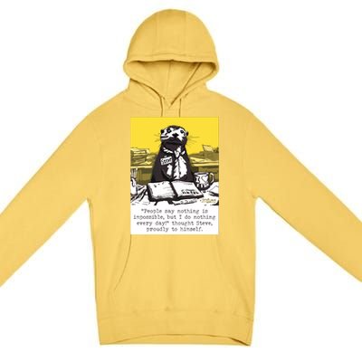 Doing Nothing Premium Pullover Hoodie