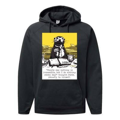 Doing Nothing Performance Fleece Hoodie