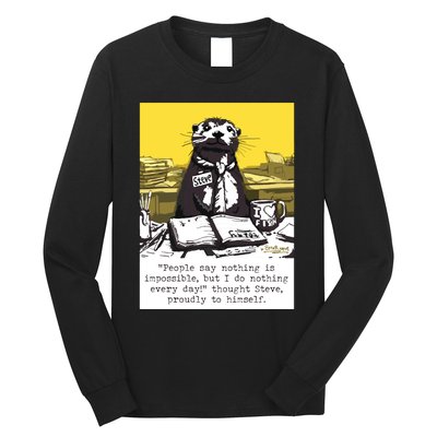 Doing Nothing Long Sleeve Shirt