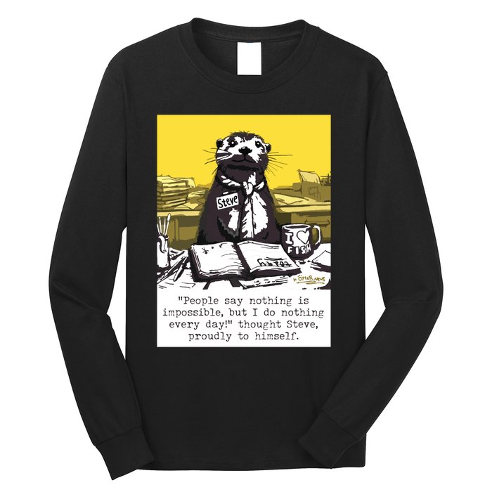 Doing Nothing Long Sleeve Shirt