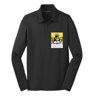 Doing Nothing Silk Touch Performance Long Sleeve Polo