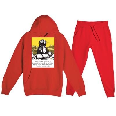 Doing Nothing Premium Hooded Sweatsuit Set