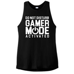 Do Not Disturb Gamer Mode Activated Ladies PosiCharge Tri-Blend Wicking Tank