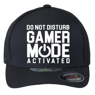 Do Not Disturb Gamer Mode Activated Flexfit Unipanel Trucker Cap