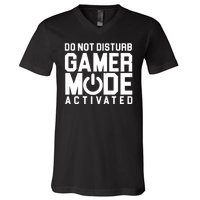 Do Not Disturb Gamer Mode Activated V-Neck T-Shirt